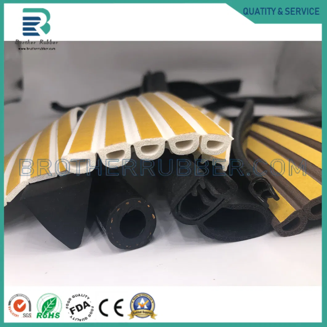 Customized Silicon/EPDM/PVC Rubber Extrusion Profile Seal Strip for Cars and Sealing